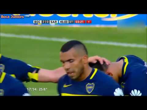 BOCA 2 SARMIENTO 0 gol de BOU (Relato: DAMIÁN MELILLO) (AM 1050 GENERAL GÜEMES)