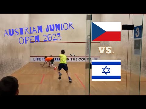 Austrian Junior Open 2023 - Israeli boy vs. Czech boy