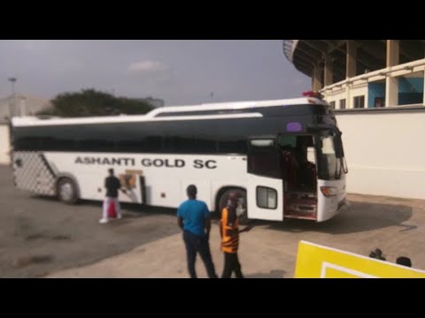 MTN FA CUP Final: Watch Arrival Of Ashanti Gold At The Accra Sports Stadium