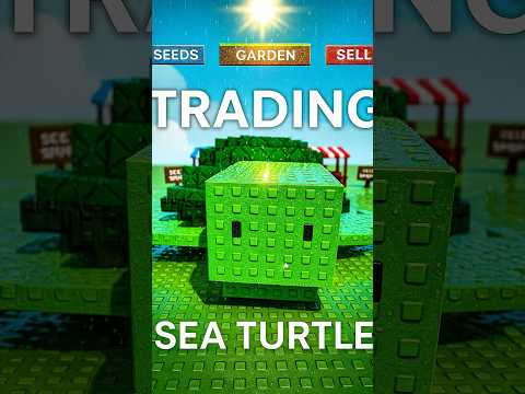 20 Second Rainbow Huge Sea Turtle For Trade 😳 #roblox #growagarden #trade #gaming