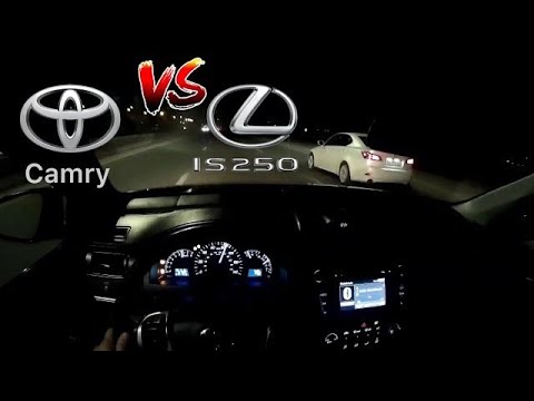 Lexus IS250 XE20 AT6 (Tuned) vs Toyota Camry 2.5