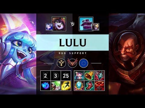 Lulu Support vs Braum - EUW Grandmaster Patch 14.23