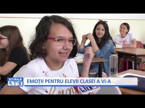 EMOȚII PENTRU ELEVII CLASEI A VI-A