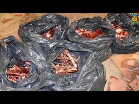 Saccheggiano una lattoneria e rubano 11mila euro di rame: ladri incastrati