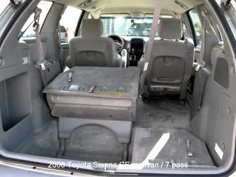 2008 Toyota Sienna CE 7 passenger minivan