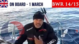 Barcelona World Race 2014/15 - Rounding the Cape Horn - 1 MARCH 2015
