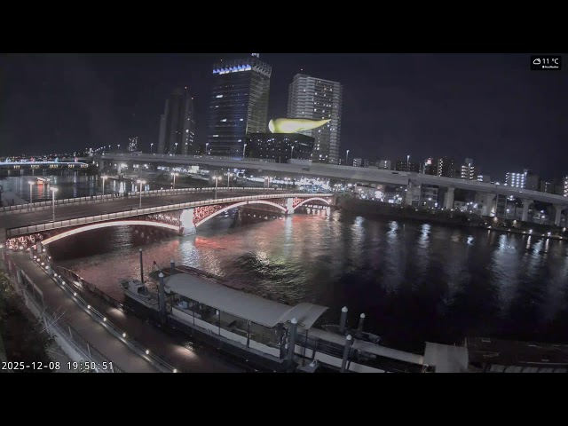 東京淺草隅田川屋形船