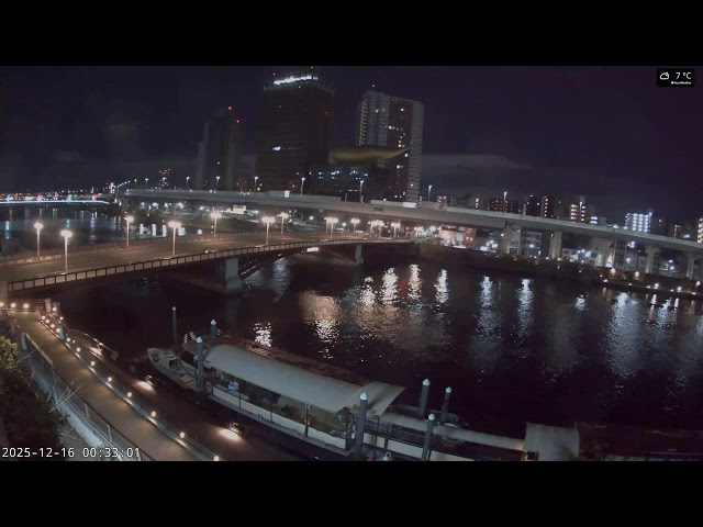 東京淺草隅田川屋形船