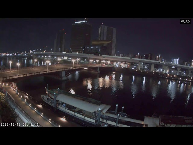 東京淺草隅田川屋形船