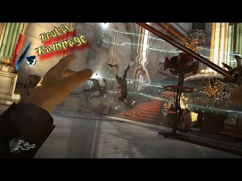 Dishonored Insane Brutal Rampage crazy combo kills HD