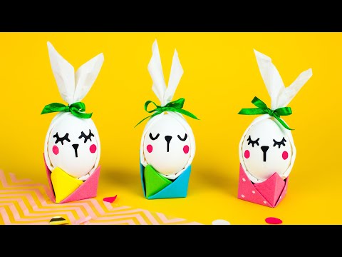 Оригами Корзинка Курочка из бумаги Поделки на Пасху Origami Paper Easter Basket