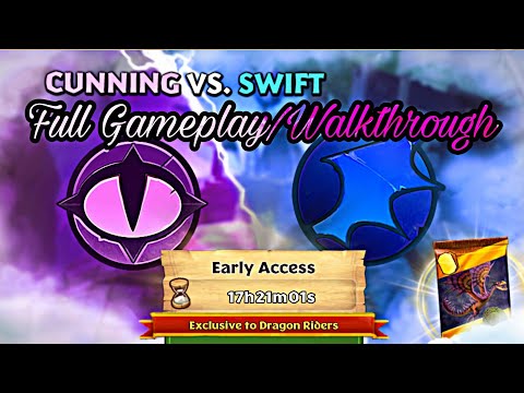 CUNNING VS SWIFT Full Gameplay/Walkthrough - New Gauntlet Event - Dragons:Rise of Berk