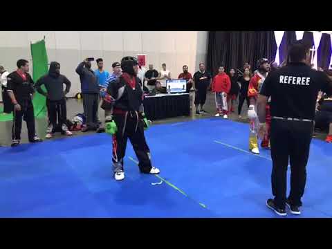 Kevin Walker vs Wayne Easterling - Point Fighting  Dixieland Nationals Sport Karate Tournament