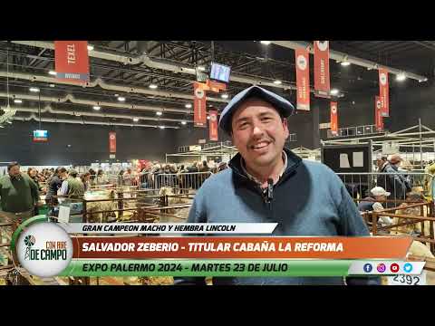 Salvador Zeberio - Cabaña La Reforma de Zeberio Hnos. - GC Macho y Hembra Lincoln - Expo Palermo 24