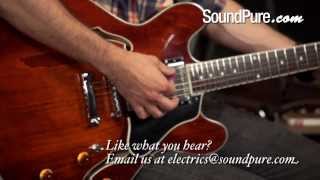 Video thumbnail for Eastman T386 Semi-Hollow Electric Guitar by soundpurestudios