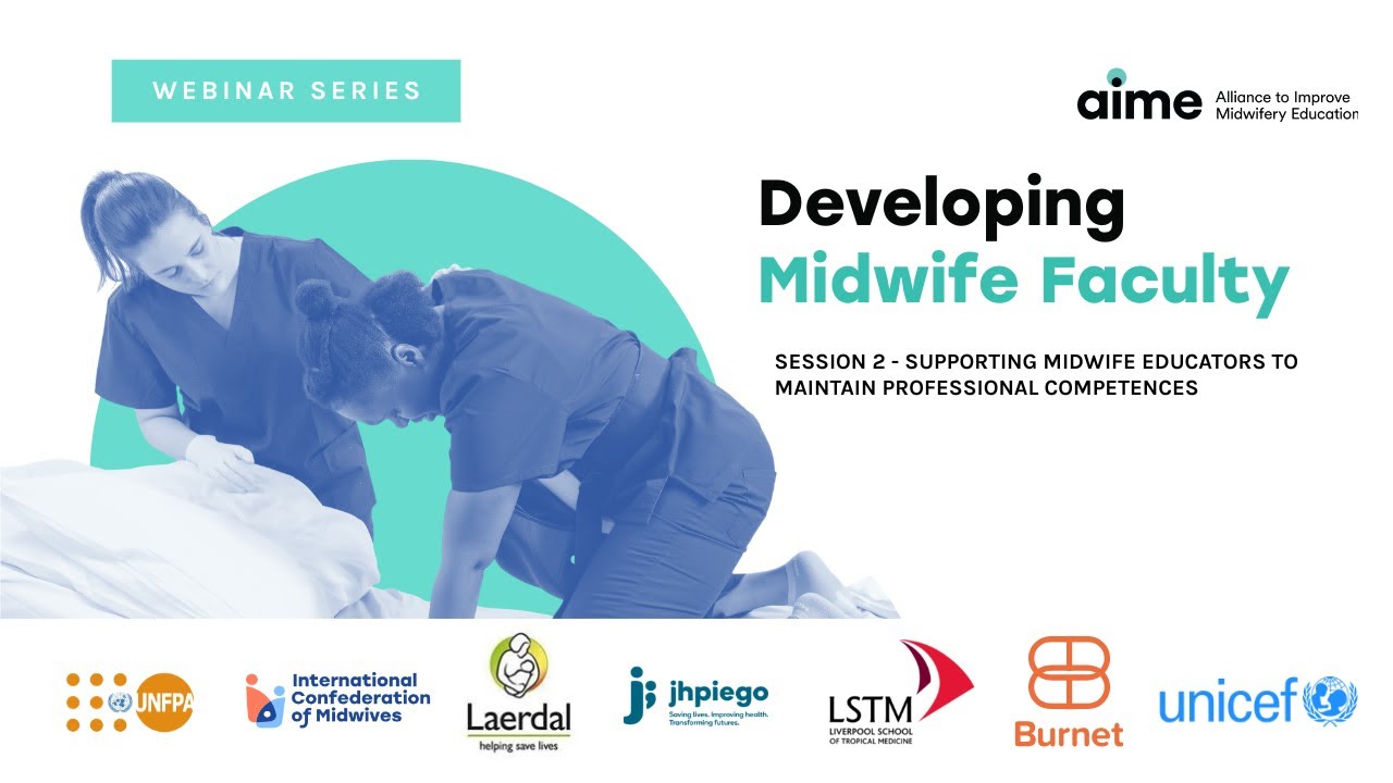 ES: Serie de seminarios web de AIME: Desarrollo del profesorado de obstetricia - Sesión 2