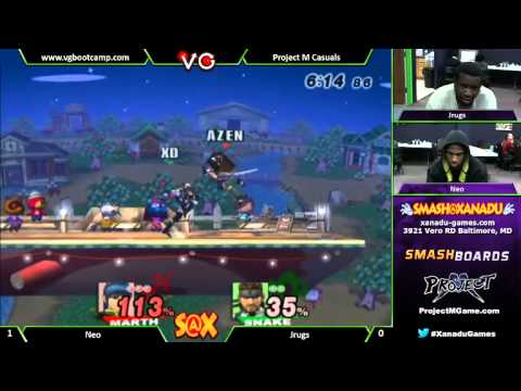 S@X Weekly - Neo (Marth) Vs. Jrugs (Snake) - SSBB Super Smash Bros. Brawl