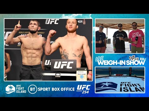 Watch: UFC 254 Weigh Ins Live Stream And Results