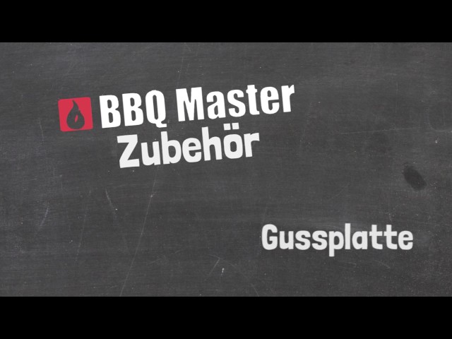 Video Teaser für BBQ Master Gussplatte