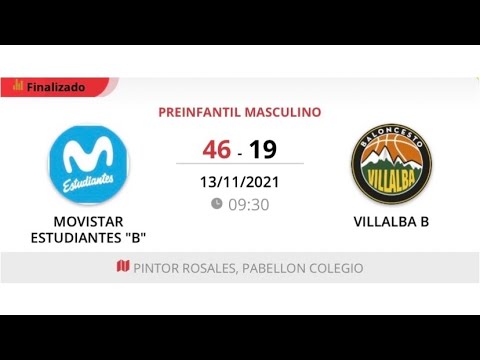 Preinfantil masc B ESTUDIANTES - VILLALBA B