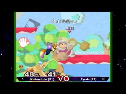 S@X Monthly - Cyrain (Falco.Fox) Vs. Nintendude (Ice climbers) Melee Singles - 3.160213