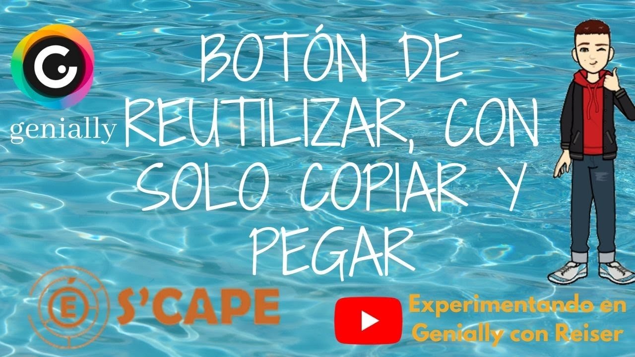 BOTÓN de REUTILIZAR con solo COPIAR Y PEGAR😯😯😯→En Genially