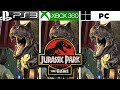 Jurassic Park The Game 2011 PS3 Vs Xbox 360 Vs PC Full Graphics Comparison