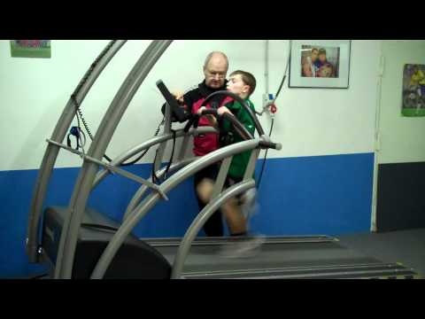 Nico im Schnelligkeitszentrum 34Km/h