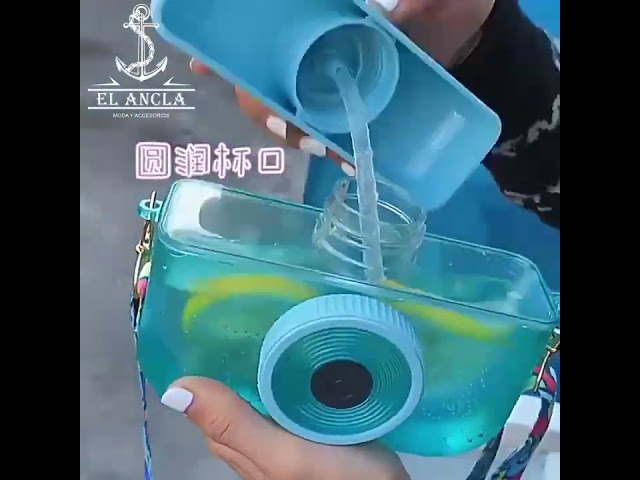 Vídeo relacionado con Kids Licensing - Botella de Agua Niños y Niñas - Cantimplora de Aluminio con Asa y Cierre de Clic, Libre de BPA y Toxinas, 600 ml, Diseños Infantiles
