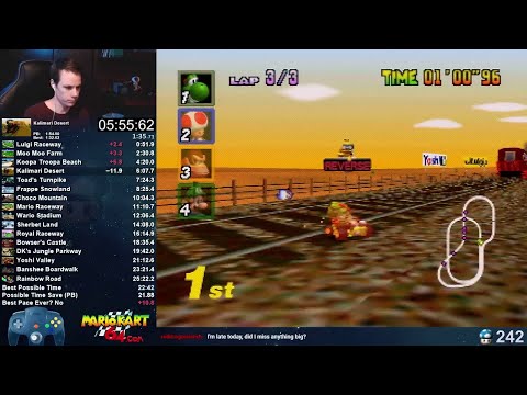 Mario Kart 64 150cc All Cups (Skips) Shortcut Speedrun 25:09 (Former WR)