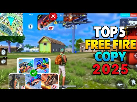 Top 5 Free Fire Copy Games You Must Try in 2025 🔥 (Insane Alternatives!) APK Link @Gamingsppro