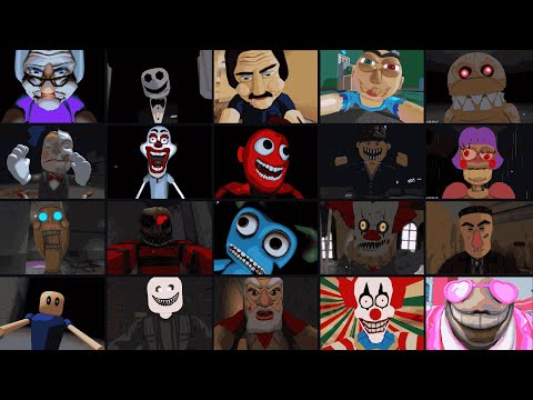 BETTY'S NURSERY 2, ESCAPE BABY BEBO, BILLY'S FINAL PAZZLE, KILLER CLOWN ESCAPE, ROBLOX JUMPSCARE'S