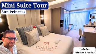 Sun Princess Mini Suite Tour & Sanctuary Collection Review | Princess Cruise Line Cabin Tour