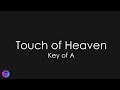 Touch Of Heaven Hillsong Worship Piano Karaoke Higher Key Of A