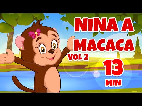 Nina a Macaca vol 2 - Giramille 13 min | Desenho Animado Musical