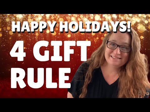 Minimalist Christmas: The 4 Gift Rule + 12 Gift Ideas