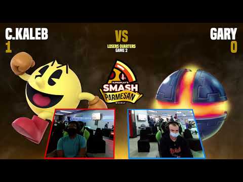 C.Kaleb (Mii Gunner, Pac-Man) vs Gary (Mario)