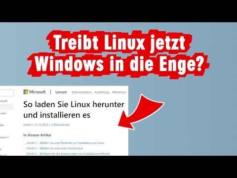 Microsoft empfiehlt jetzt offiziell die Installation von Linux (statt Windows)