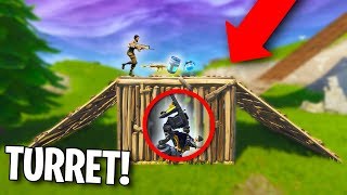 WOULD YOU FALL FOR THIS?? *TURRET TRAP!* | Fortnite Battle Royale