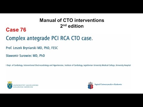 Case 76: Manual of CTO Interventions - Antegrade wire escalation