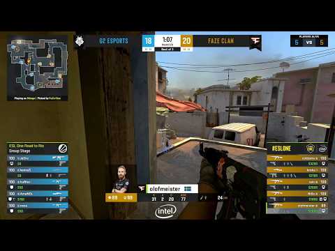 kennyS AWP ACE vs FaZe [ ESL One Road to Rio - Europe ]