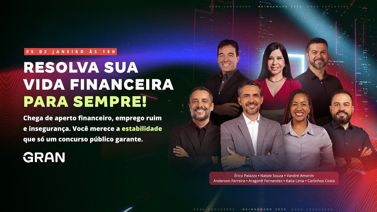 Reinvenção 2026: RESOLVA SUA VIDA FINANCEIRA PARA SEMPRE!