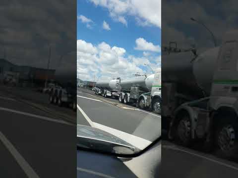 Driving past Huntly,NZ