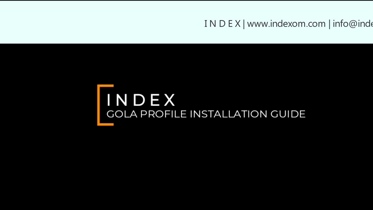 GOLA Profile Installation Guide