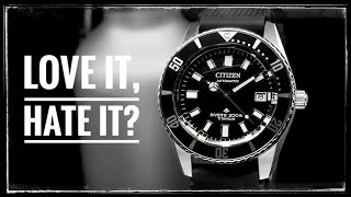 3 things that I like & don't like about the Citizen Promaster Fujitsubo NB 6021-17E