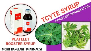 Tcyte Syrup | Platelet Booster Syrup | Low Platelets Treatment in Hindi