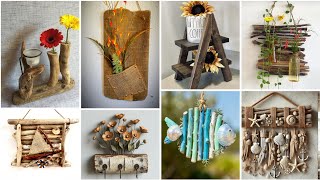 🌿 DIY Decoración de Pared con Madera Flotante y Ramas | Manualidad Estética, Fácil y Muy Económica🪵✨