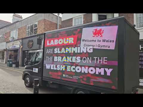 20mph Campaign Van visits Prestatyn 07/10/23