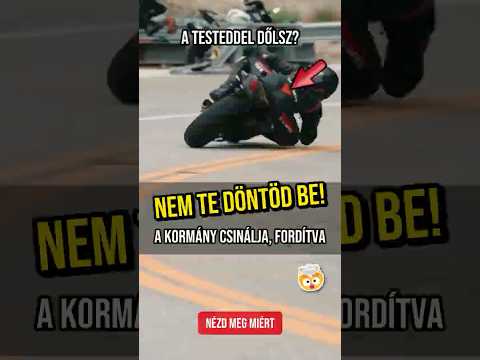 Miért kell balra kormányozni, ha jobbra kanyarodsz? 🏍️ #shorts #motorcycle