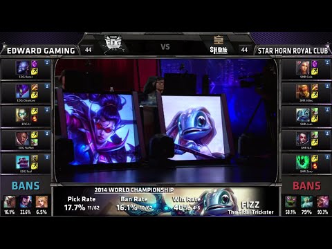 Royal Club vs Edward Gaming | Game 4 Quarter Finals S4 Worlds LOL 2014 Playoffs | SHR vs EDG QF G4